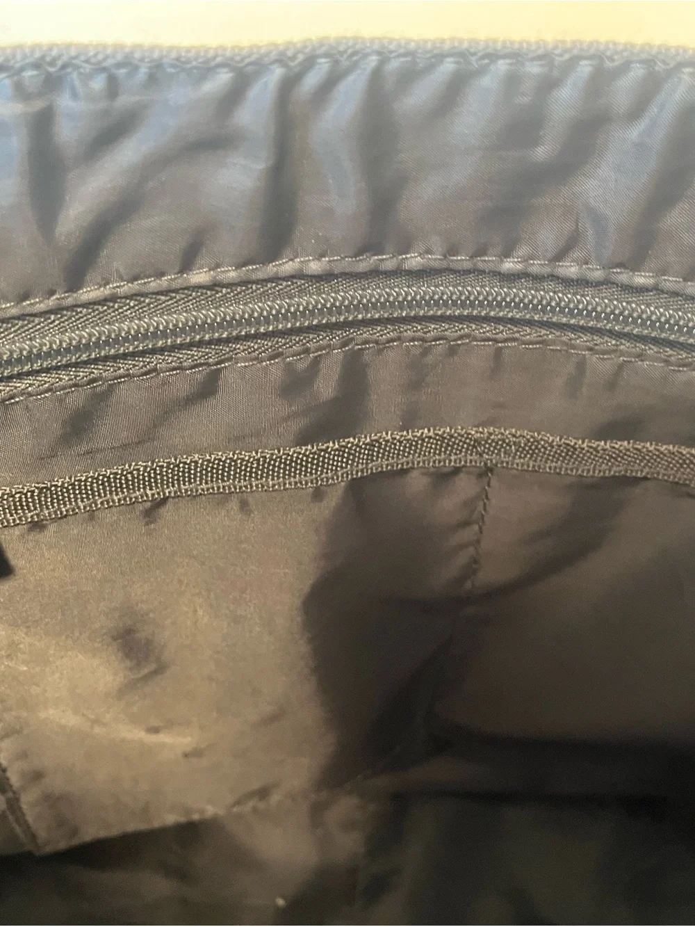 Levi's Blue-Gay Canvas Messenger Bag with Camo Trim